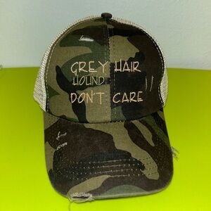 Greyhounds in Motion - Camouflage Trucker Hat